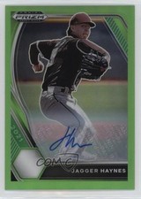 2021 Panini Prizm Draft Picks Lime Green 5/23 Jagger Haynes #PDP219 Auto 0rd2