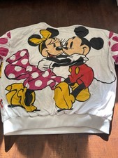 Vintage Disney Minnie Mickey Mouse reversible crewneck sweatshirt Fits Adult M