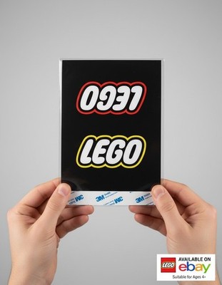 Lego Waschmarke, Logo, kreative Autotür, Auto Heck Dekoration Aufkleber SCHWARZ