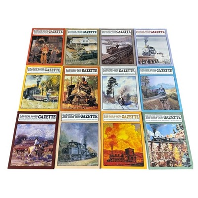 Narrow Gauge & Short Line Gazette Magazine Lot 12 Issues Mixed Years Railroad