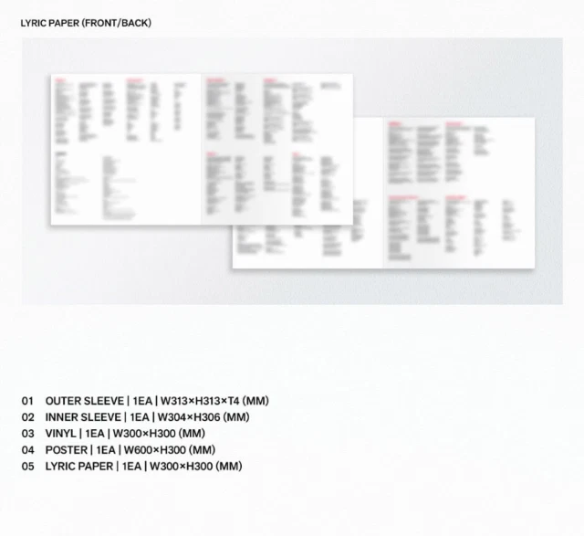 BTS THE 5TH ALBUM "ARIRANG" (SUGA CLEAR VINYL VER.), Unopened - product detail image 6
