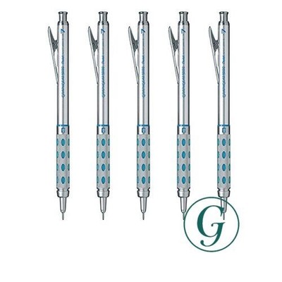 Pentel Graph Gear 1000 Druckbleistift 0,7 mm 5-teiliges Set PG1017