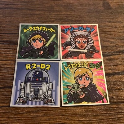 Star Wars Bikkuriman Sticker 4er Set
