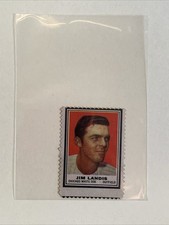 Jim Landis Chicago White Sox 1962 Topps Baseball Stamp