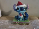 Jim Shore Disney SANTA STITCH WITH SCRUMP - CHRISTMAS BUDDIES 6015007 NIB