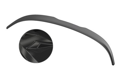 CSR Heckspoiler für VW Scirocco 3 2008-2014 Carbon Glanz Optik Heckflügel ABS