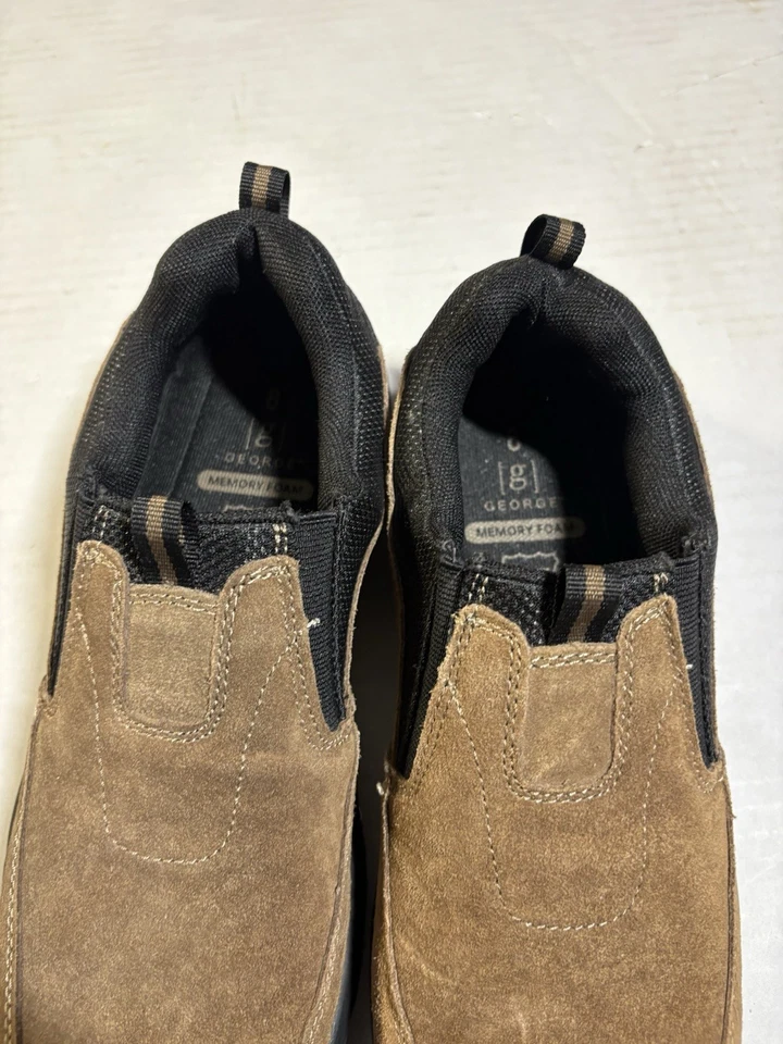 Sapato slip on George masculino robusto Moc tamanho 8 levemente usado - Imagem 3 de 4