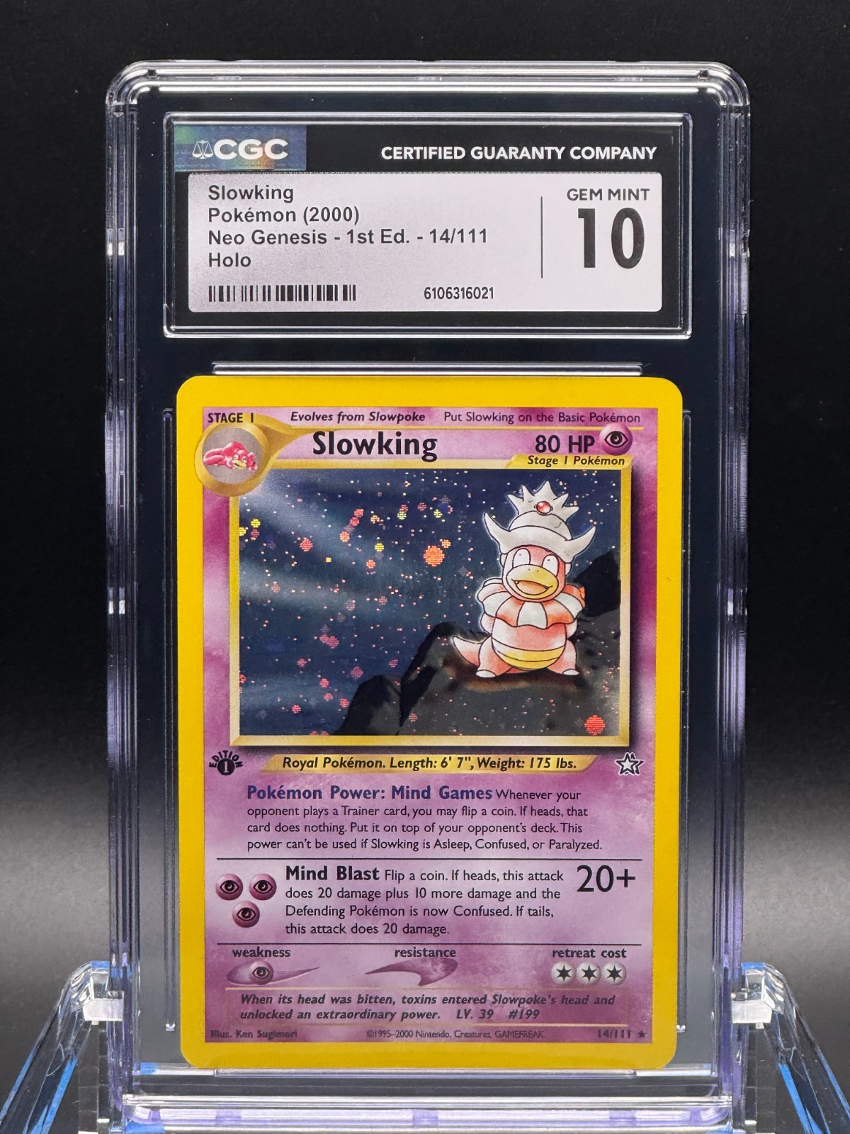 Slowking 2000 Neo Genesis #14/111 1st Edition Holo Price Guide