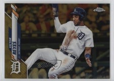 2020 Topps Chrome Gold Refractor 8/50 Victor Reyes #126 sy5
