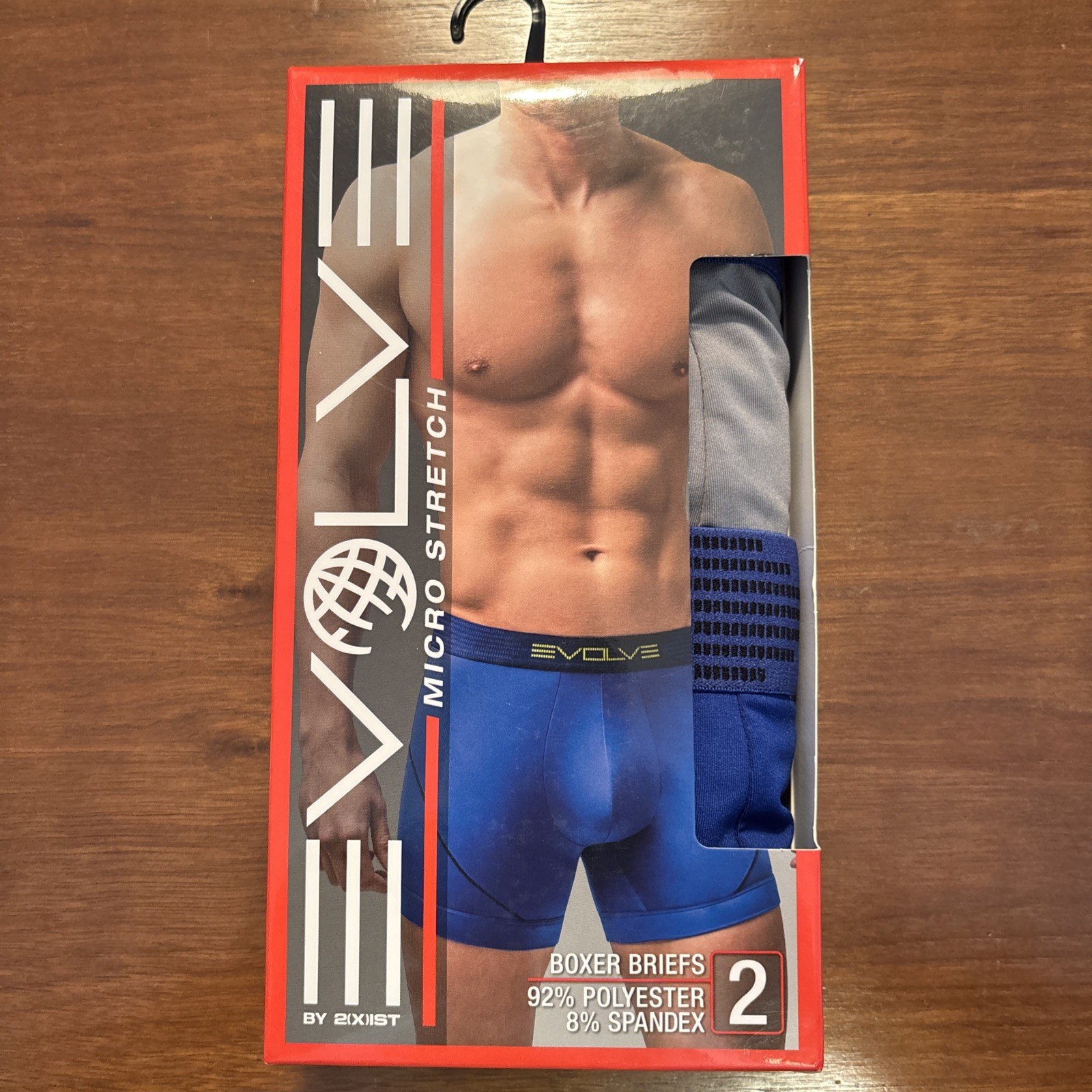 Men’s 2Xist Boxer Briefs - Large Multi Colored New With Tags