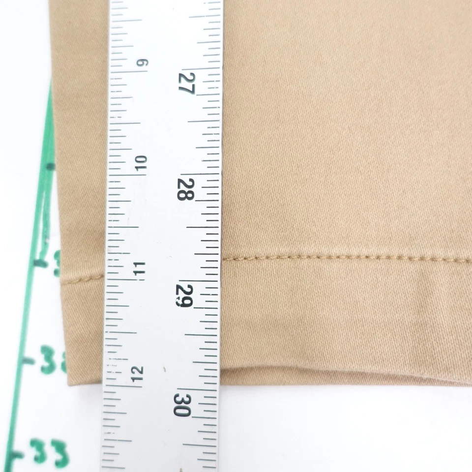 A New Day Elastizado Stretch Chino Pants Women 12 Beige Cotton Classic Skinny - Image 2 of 4