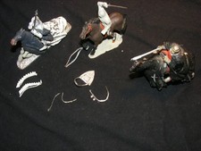 Zinnfiguren, vollplastisch, Ritter