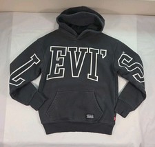Levi  s LEVIS Graphic Pullover Hoodie Kid  s Medium Gray Long Sleeve Streetwear