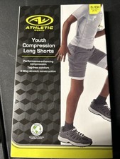 Athletic Works Size S Youths Compression Long Shorts