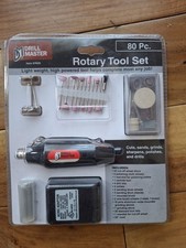 Drill Master 80 Piece Rotary Tool Kit 1/8" Round Shank 120V AC Powered # 68986