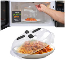 New Magnetic Microwave Anti Splatter Cover Plate Guard Lid With Steam Vent