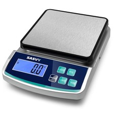 Digital Lab Scale 5000g x 0.1g oz/lb/g/kg Precision Electronic Scientific Sca...
