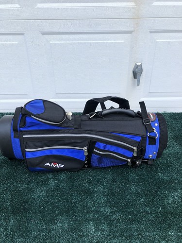 AMF Youth 25" Carry/Stand Bag 4 Way Divider Top 5 Zipper Pockets with Rain Cover - Picture 11 of 14
