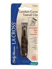 #77841 Sally Hansen LA CROSS Comfort Curve Toenail Clip Rust-Resistant Steel