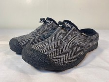 KEEN Howser Slip On Shoes Women's Black Plaid Mules Slide Indoor Outdoor - US 6