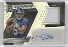 2017 Panini Spectra Aspiring Patch Auto /99 Davis Webb #APA-DW Patch Auto v1x