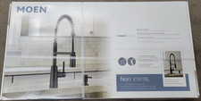 Moen Nori Matte Black Pull High Arc Water Tap Kitchen Spring Faucet 87897BL