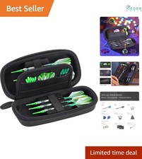 Dart Case Nylon Slim EVA Shell Holds 6 Darts Storage for Flights Tips Shafts