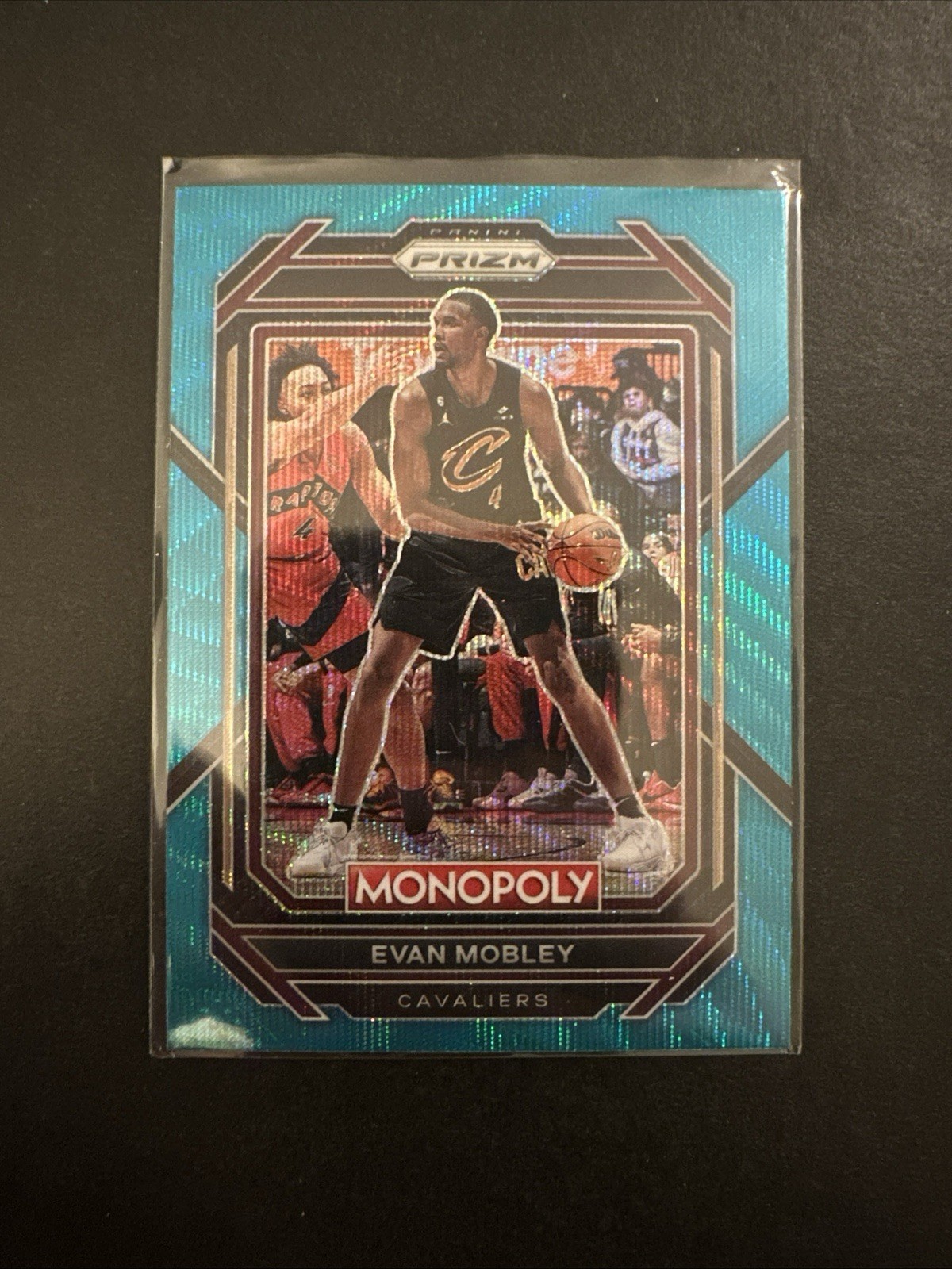 2022-23 Panini Prizm Monopoly Anthony Davis Teal Wave