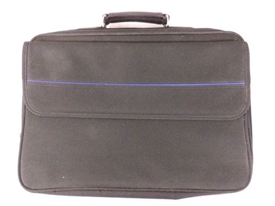 Schwarze Laptoptasche Aktentasche Praybourne Kuriertasche Schultergurt Arbeit Bürotasche