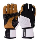 MARUCCI BLACKSMITH BASEBALL BATTING GLOVES MBGBKSMFW WHITE BLACK ADULT LARGE