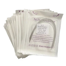 Dental Orthodontic Super Elastic Niti Rectangular Arch Wire Ovoid/Natural