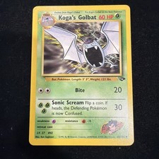 Koga's Golbat 46/132 Uncommon Gym Challenge Pokemon Unlimited HP on eBay