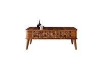 Design Couchtisch Tische Rechteckig Holz Wohnzimmer Tisch Moderne MöBel Luxus