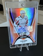 2025-26 Upper Deck Allure Ethan Frank 135 Red Rainbow Auto (RC)