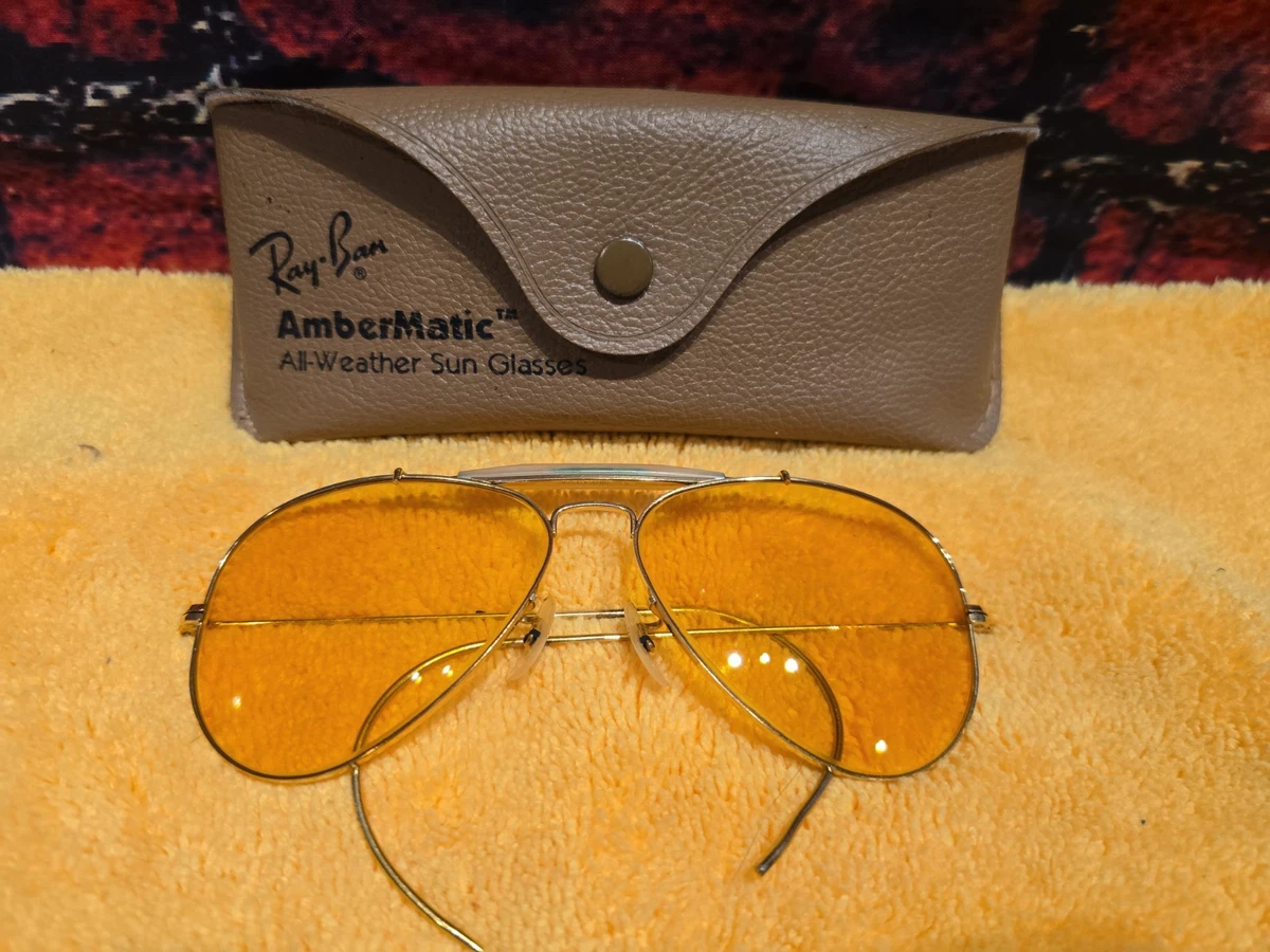 Ray-Ban Gold Vintage Sunglasses for sale | eBay