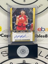 2022-23 Leaf Optichrome Basketball - #BA-DH1 Destanni Henderson Rookie Auto /75