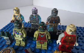 LEGO&reg; Chima Minifigure  lot- Flinx Maula Mottrot elephant tribe Vardy vulture