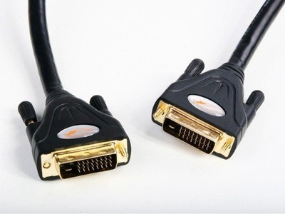 25ft DVI-D Dual link Male M/M Video Cable Cord to connect Computer to Monitor TV