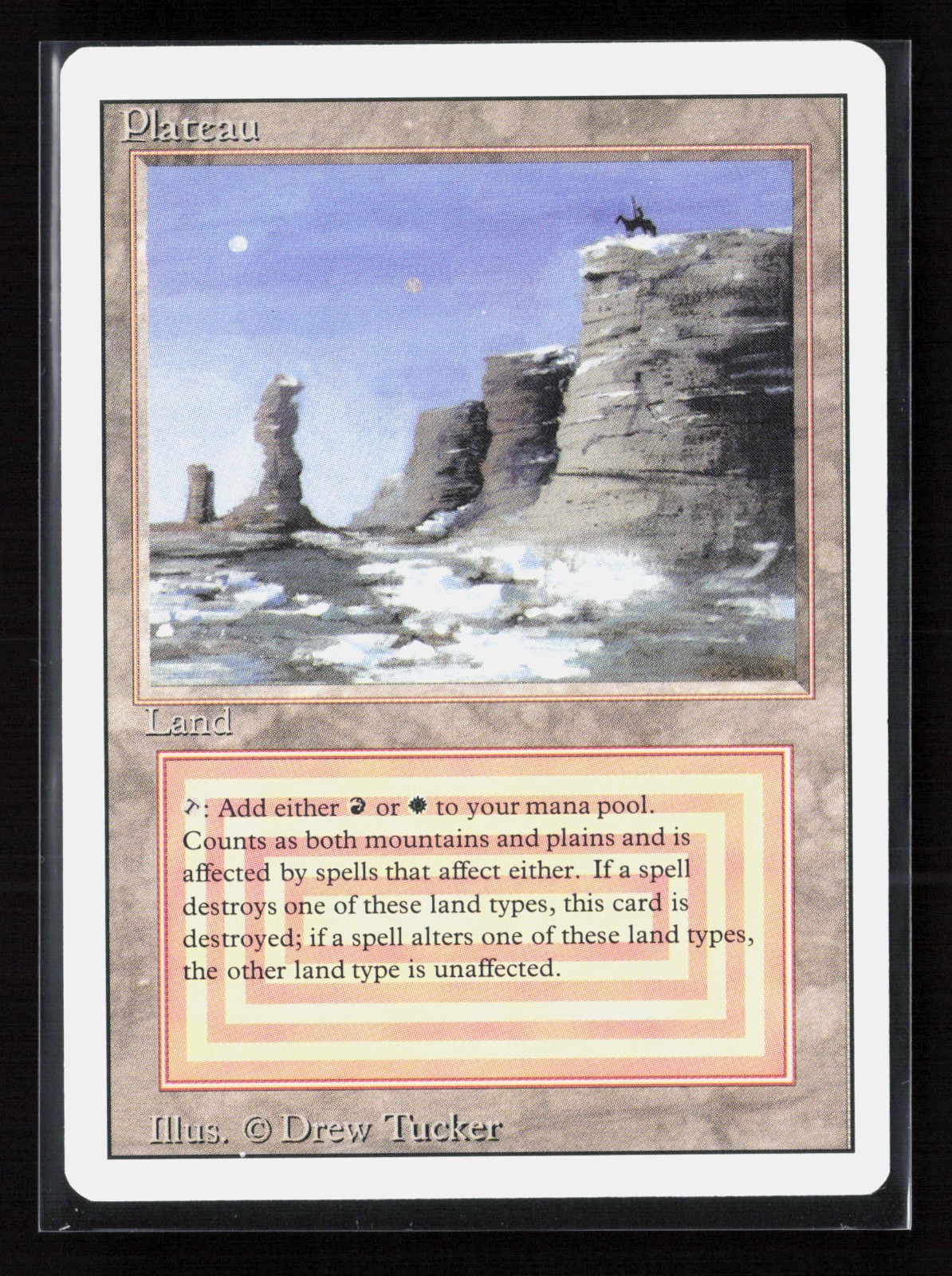 MTG Plateau Revised Edition 1994 Dual Land Reserved List Near Mint NM
