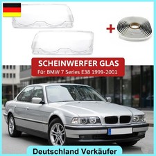 2x L+R Klar Scheinwerferglas Scheinwerfer Streuscheibe Für BMW 7er E38 99-01