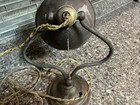 Vintage Metal Harp Shaped Desk Lamp With Shade — photo 10