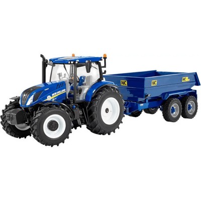 Britains 43268 New Holland T6 Traktor mit NC Muldenkipper Spielset - Maßstab 1:32