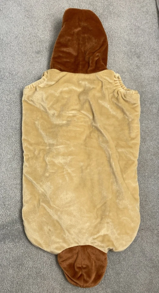 GYMBOREE Halloween Costume Hotdog 6-12 Months Hooded Soft Warm Ketchup Mustard - Image 2 of 4