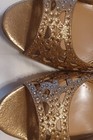 Style & co Evening COPPERTONE Wedge pep toe Glitter sandal S9 New  with box  — photo 6