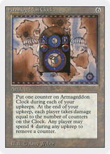 Armageddon Clock (MP) Revised Edition 3ED Magic MTG