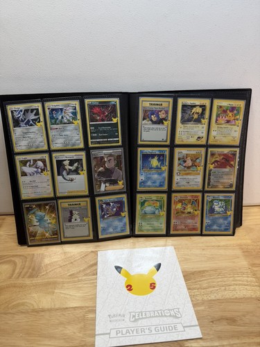 Pokémon 25th Anniversary Celebrations Complete Collection Set