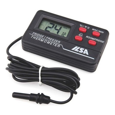 Thermometer Digital Profi Kühlschrank / Freezer -50° +70° C Mit 2 Sensoren ILSA