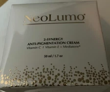 NEOLUMO 2-SYNERGY ANTI-PIGMENTATION CREAM-VITAMIN C & E+MEDIATONE-1.7 oz / 50 ml