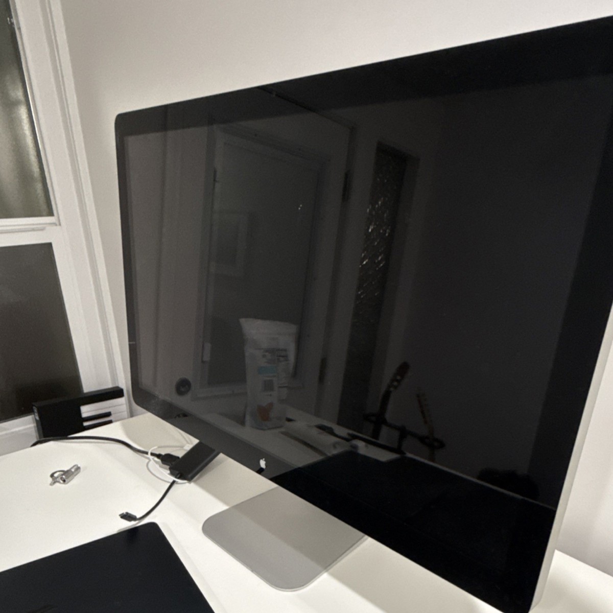Two Apple Thunderbolt Display 27