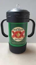 Funny Adult Themed Full Wrap UV Printed 10 oz Insulated Sippy Cup beer dos equis